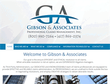 Tablet Screenshot of gibsonpcm.com
